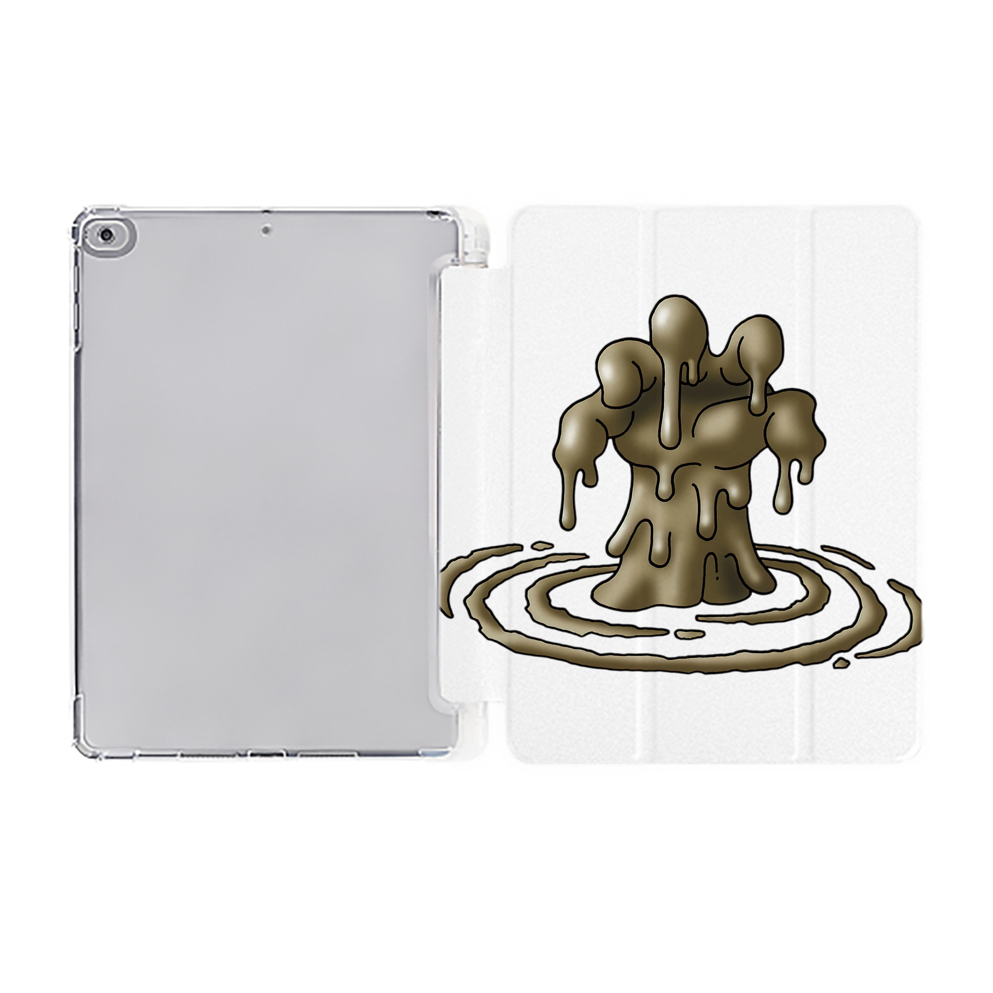 （画像用） ドラゴンクエスト Doragon Kuesuto Dragon Quest IPad ケース ペン収納付き 三つ折りスタンド PUレザー×シリコン 対応機種9.5/10.5/10.9インチ